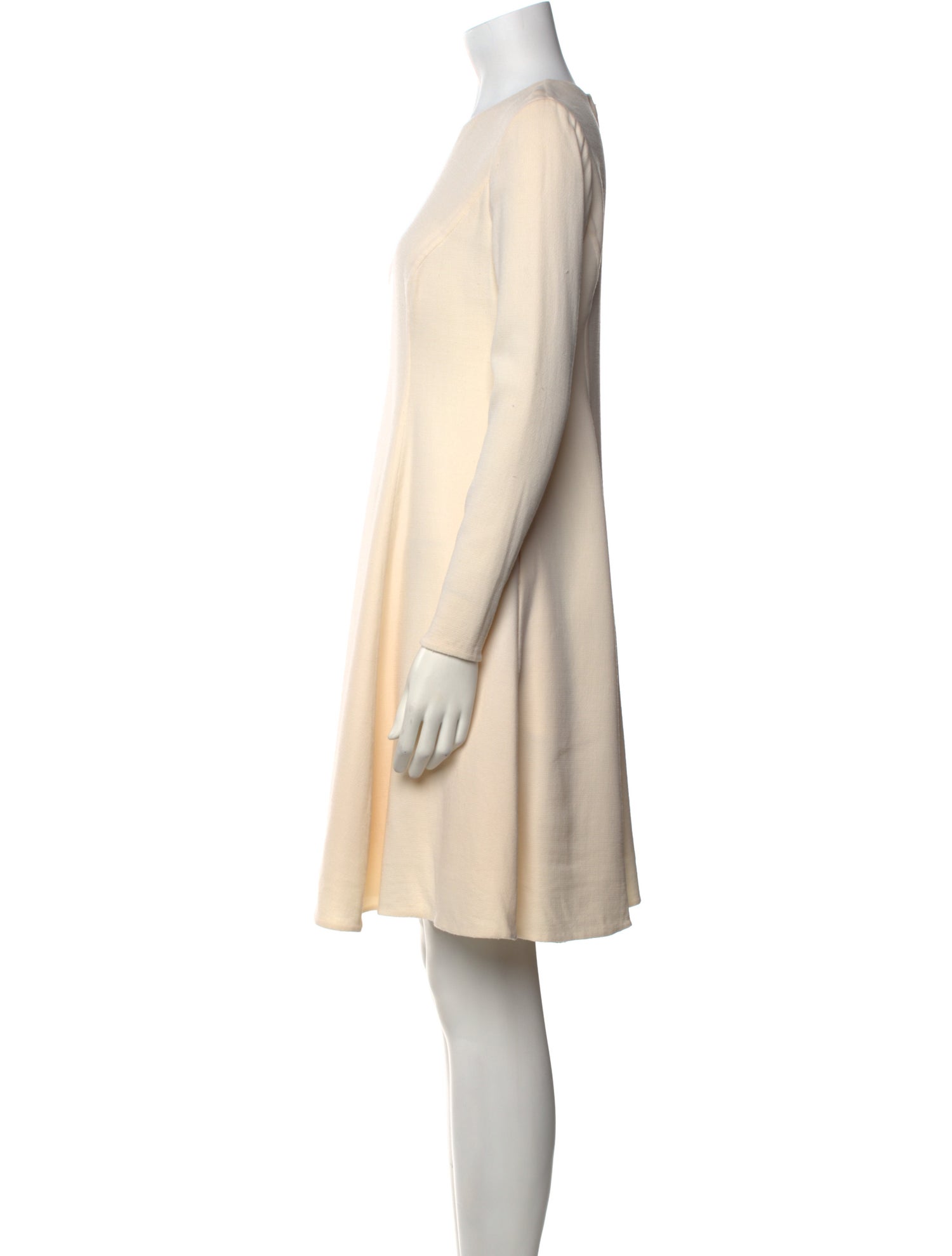 Oscar de la Renta Virgin Wool Mini Dress