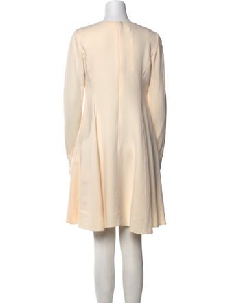 Oscar de la Renta Virgin Wool Mini Dress