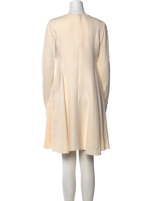 Oscar de la Renta Virgin Wool Mini Dress