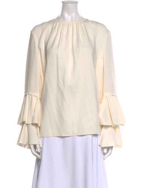 Oscar de la Renta 2017 Silk Blouse