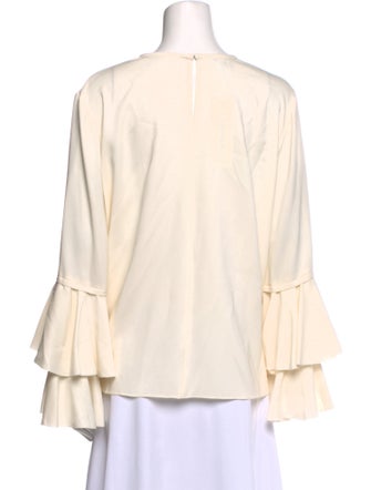 Oscar de la Renta 2017 Silk Blouse