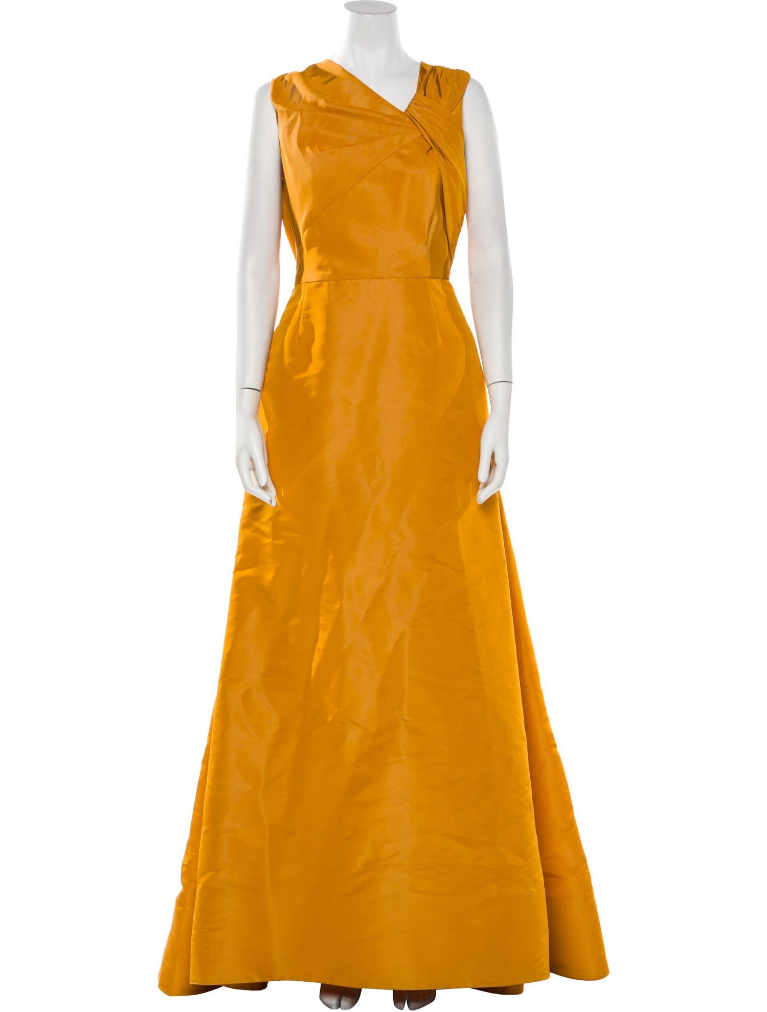 Oscar de la Renta Silk Long Dress