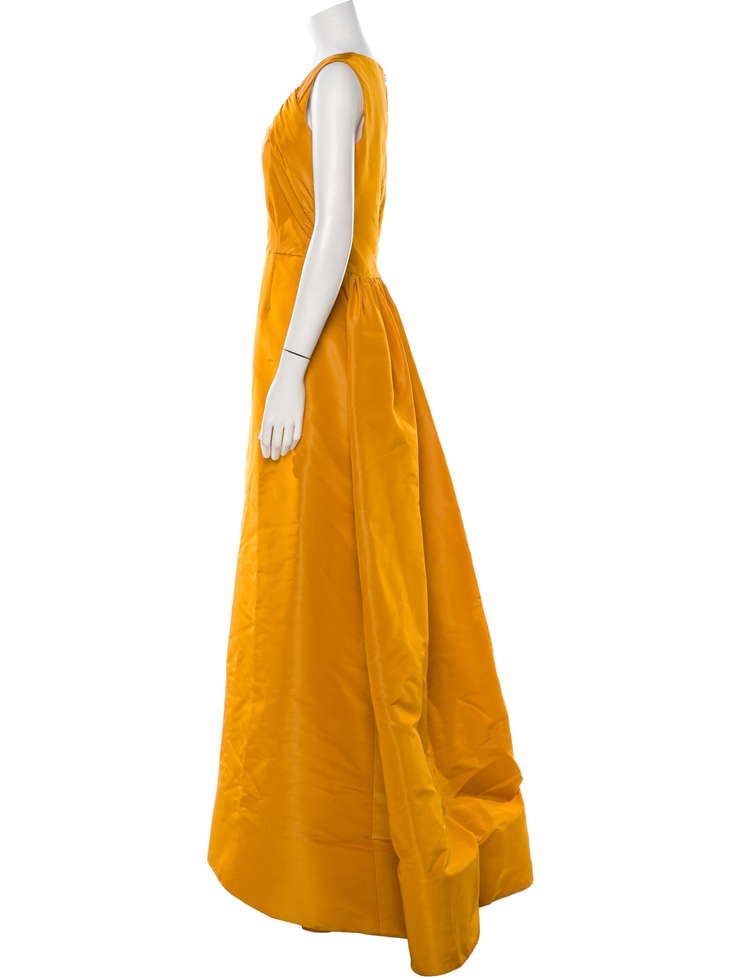 Oscar de la Renta Silk Long Dress