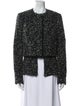 Oscar de la Renta Tweed Pattern Evening Jacket