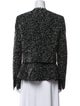 Oscar de la Renta Tweed Pattern Evening Jacket