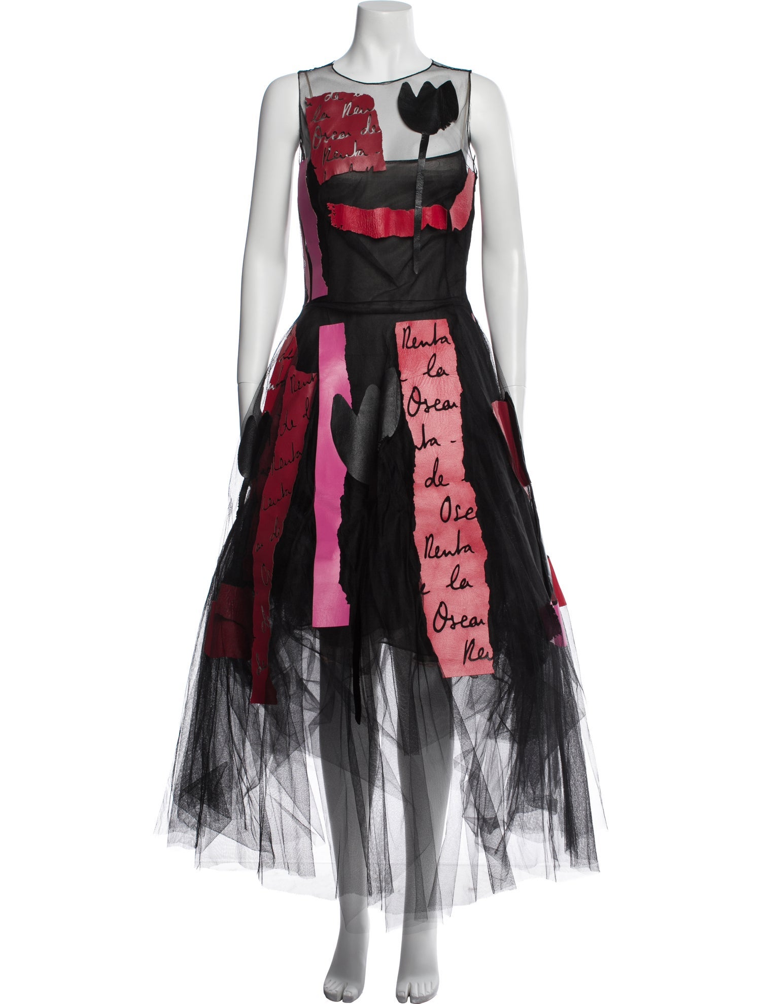 Oscar de la Renta Silk Long Dress