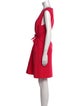 Oscar de la Renta Virgin Wool Knee-Length Dress