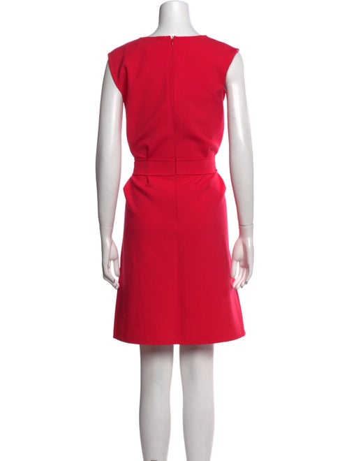 Oscar de la Renta Virgin Wool Knee-Length Dress