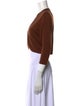 Oscar de la Renta Cashmere Open Front Sweater