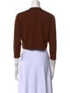 Oscar de la Renta Cashmere Open Front Sweater