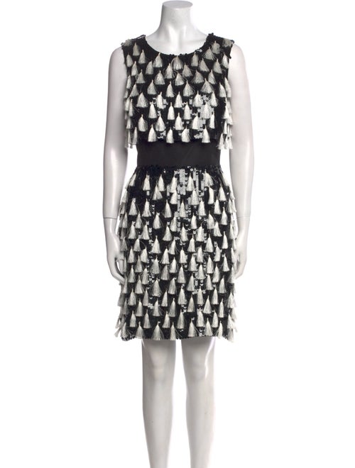 Oscar de la Renta Silk Knee-Length Dress