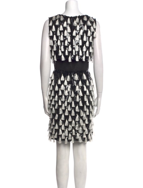 Oscar de la Renta Silk Knee-Length Dress