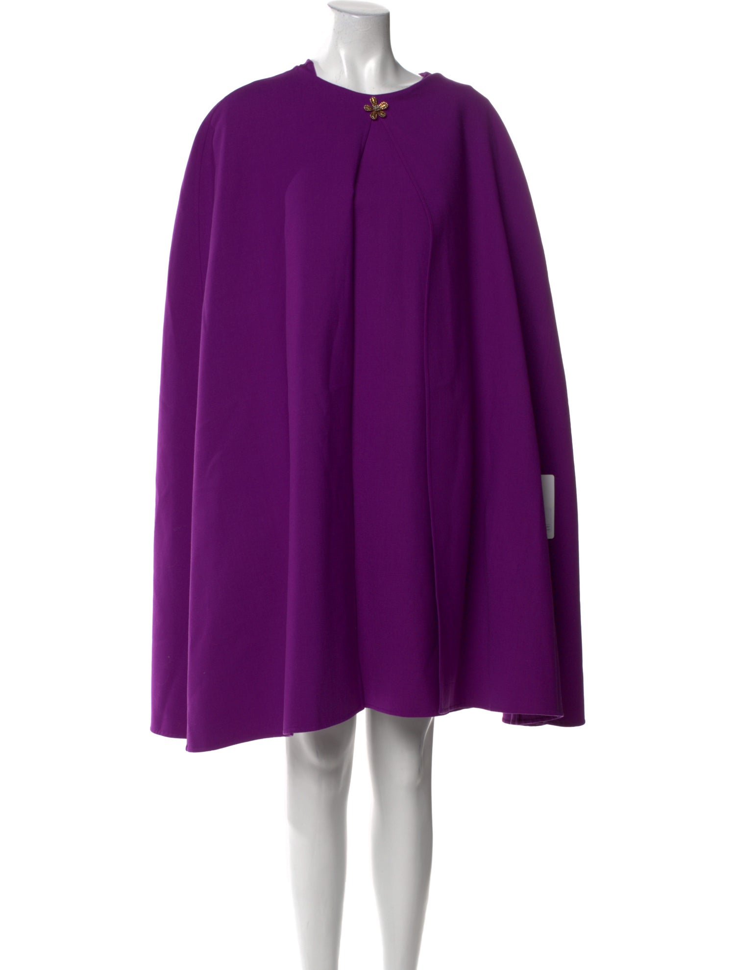 Oscar de la Renta Crew Neck Mini Dress