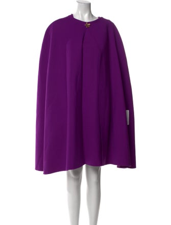 Oscar de la Renta Crew Neck Mini Dress