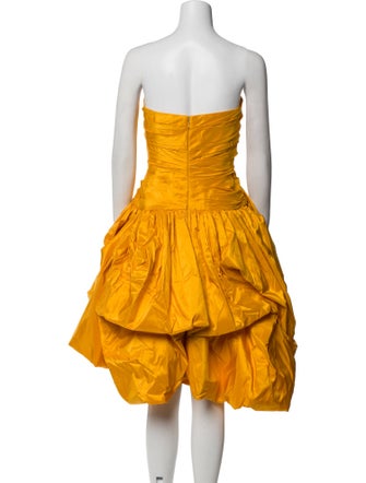 Oscar de la Renta Silk Mini Dress