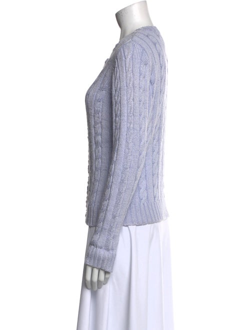 Oscar de la Renta Scoop Neck Sweater