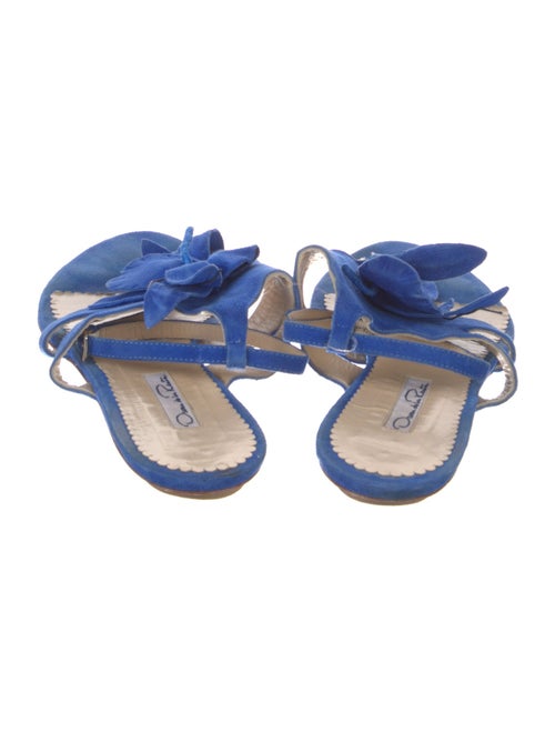 Oscar de la Renta Suede Gladiator Sandals