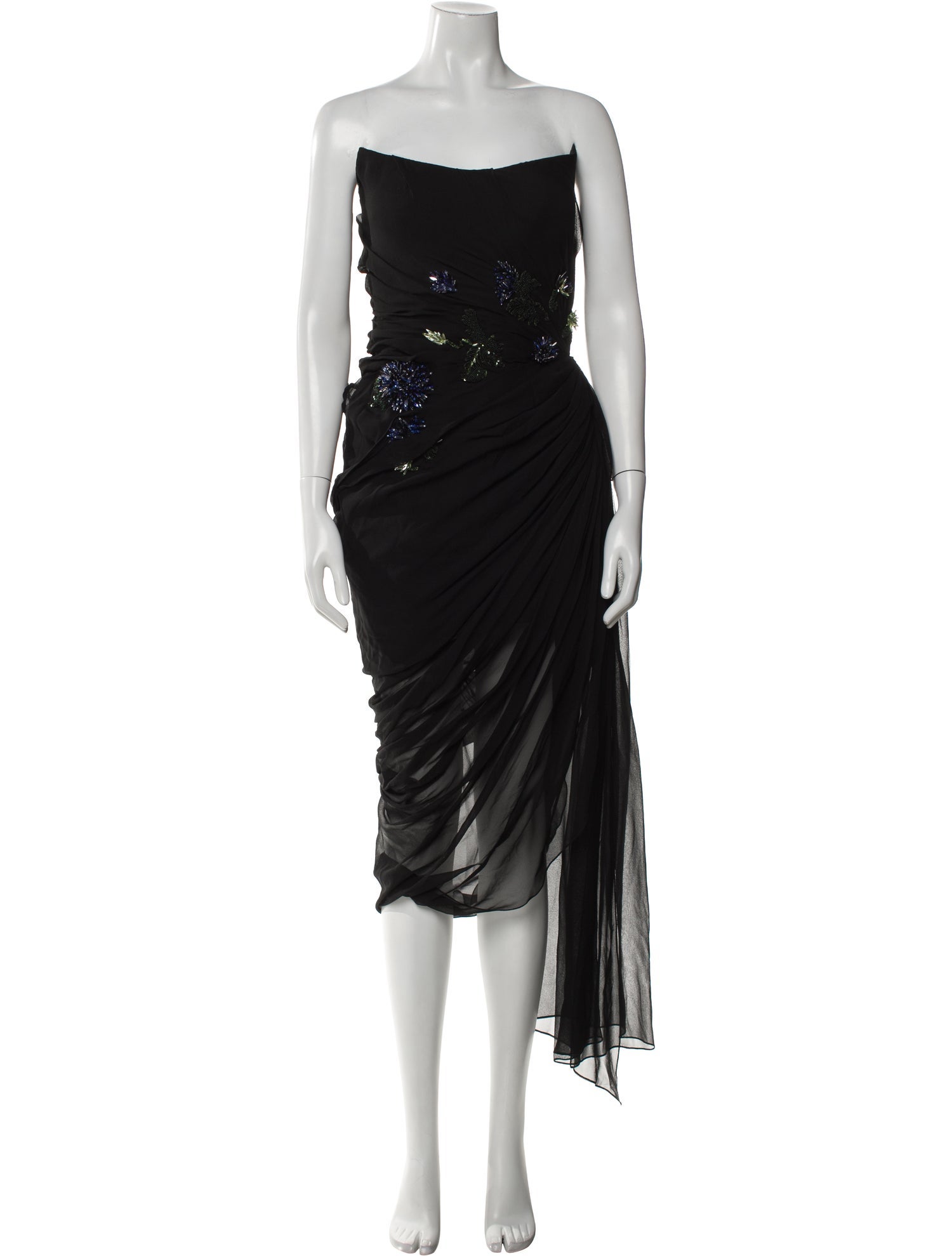 Oscar de la Renta Silk Mini Dress