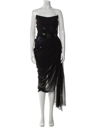 Oscar de la Renta Silk Mini Dress