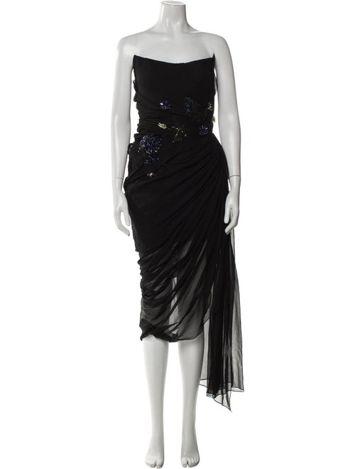 Oscar de la Renta Silk Mini Dress