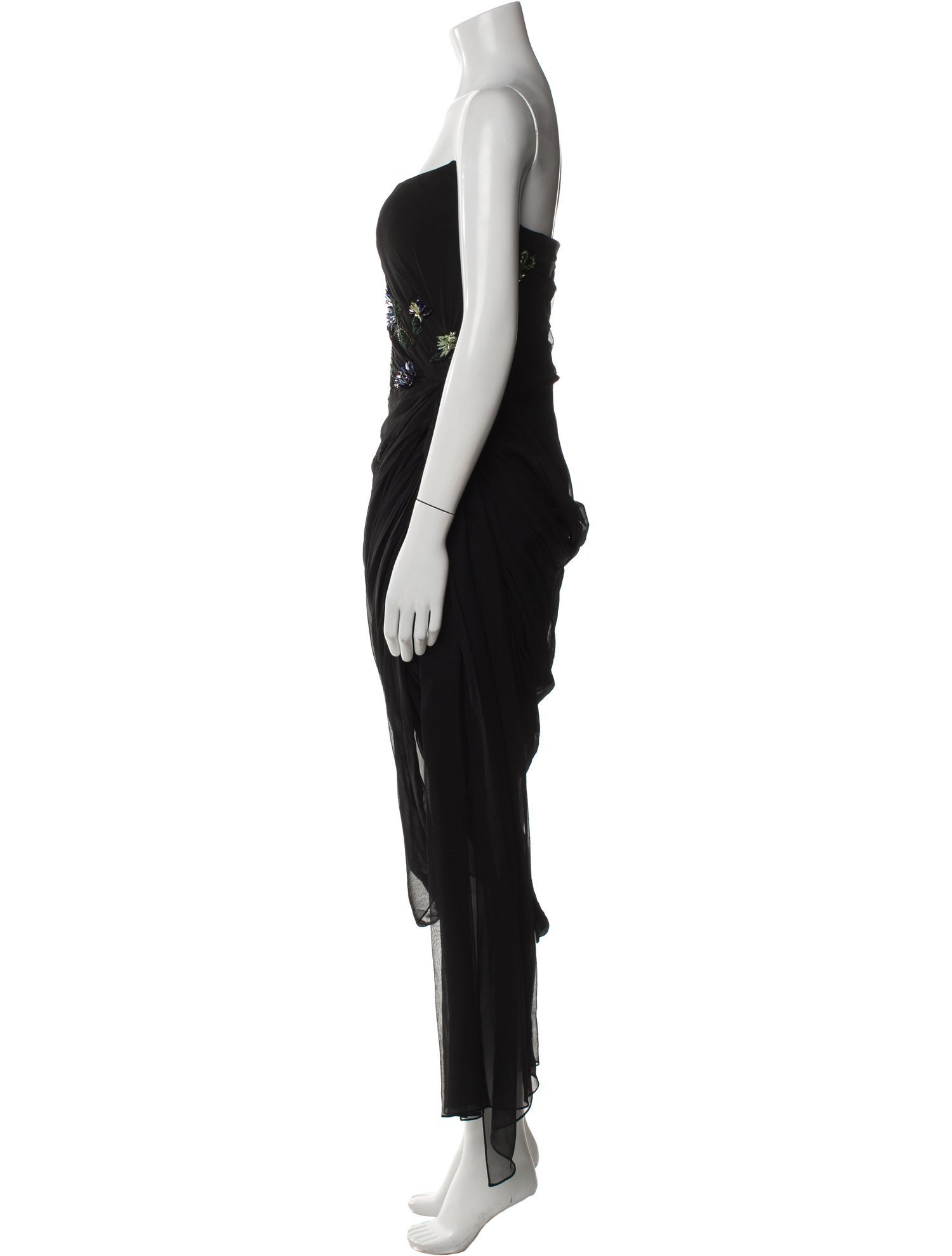 Oscar de la Renta Silk Mini Dress