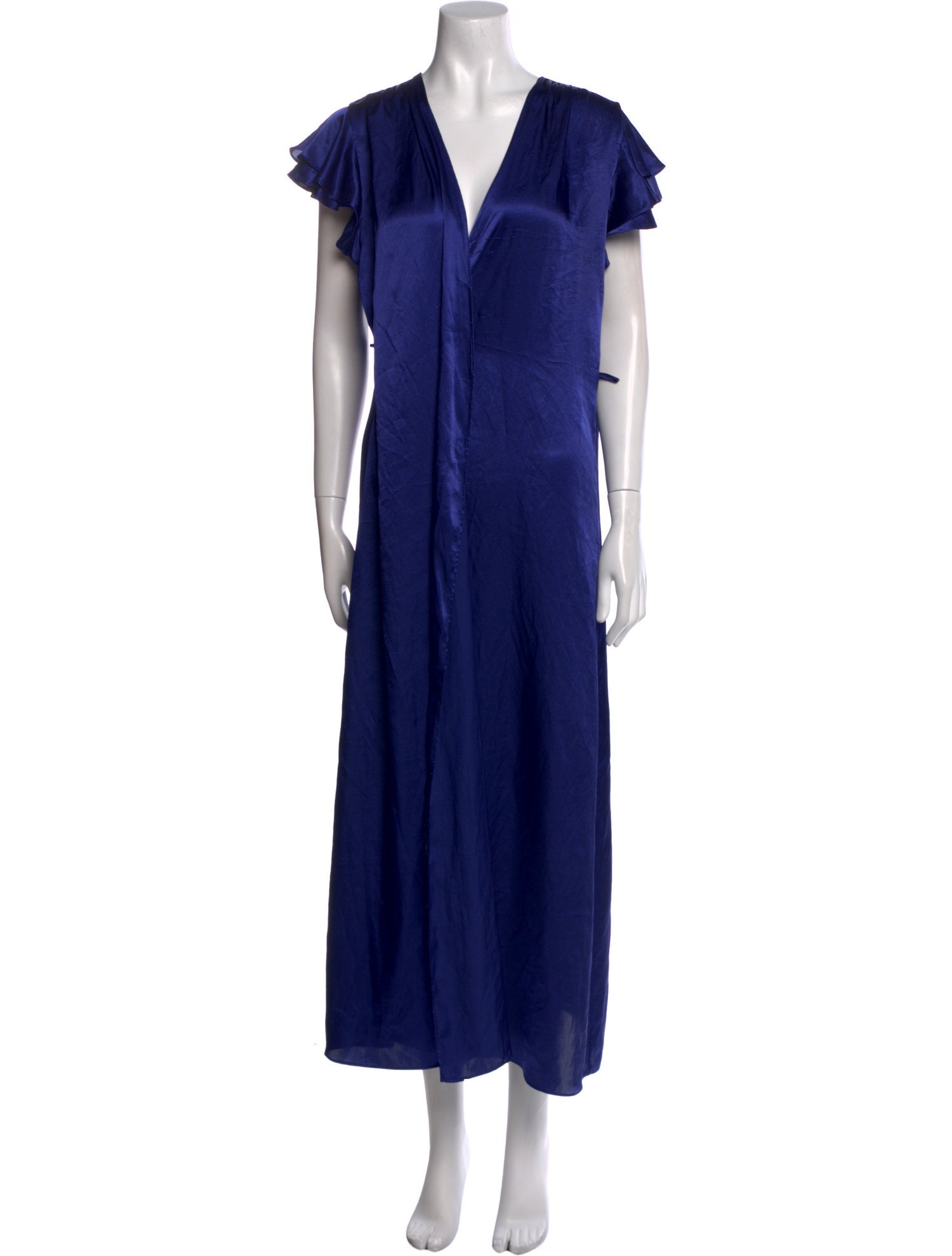 Oscar de la Renta V-Neck Long Dress