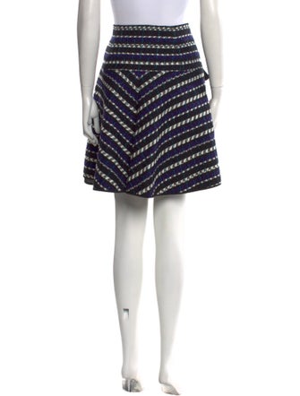 Oscar de la Renta Virgin Wool Knee-Length Skirt