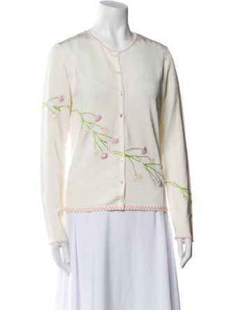 Oscar de la Renta Crew Neck Sweater