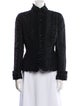 Oscar de la Renta Tweed Pattern Evening Jacket