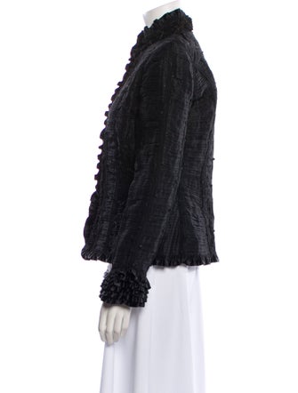 Oscar de la Renta Tweed Pattern Evening Jacket