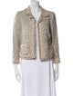 Oscar de la Renta Tweed Pattern Evening Jacket