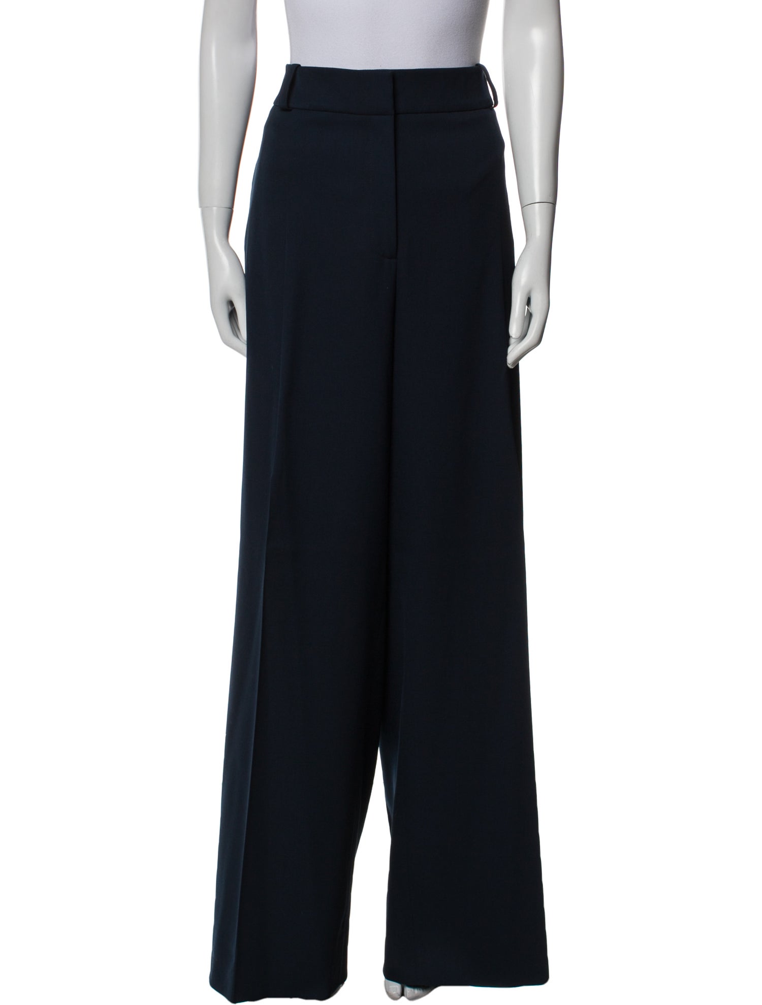 Oscar de la Renta Silk Wide Leg Pants