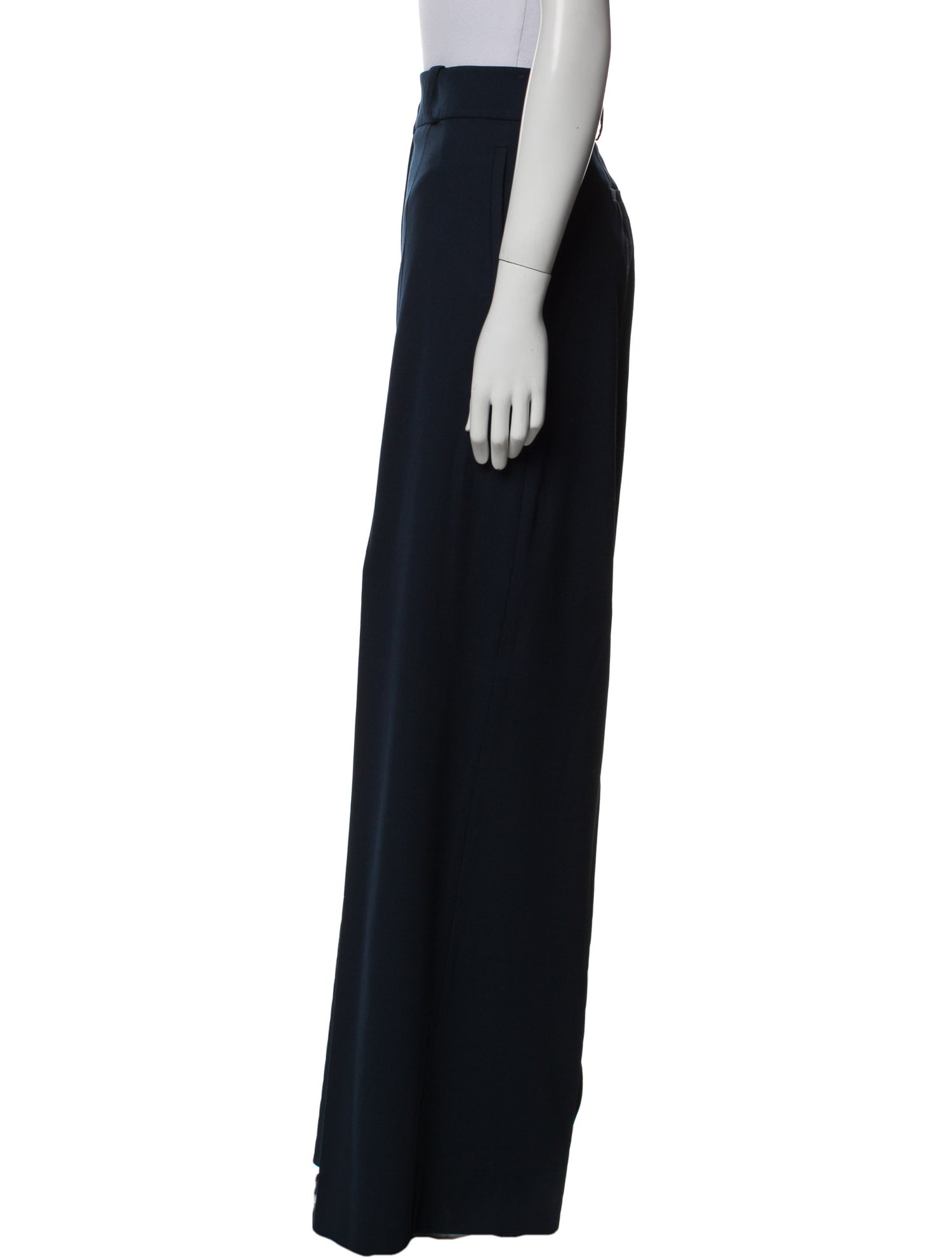 Oscar de la Renta Silk Wide Leg Pants