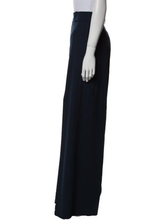 Oscar de la Renta Silk Wide Leg Pants