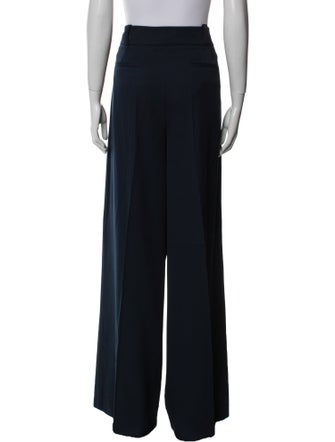 Oscar de la Renta Silk Wide Leg Pants