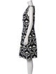 Oscar de la Renta Printed Knee-Length Dress