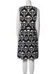 Oscar de la Renta Printed Knee-Length Dress