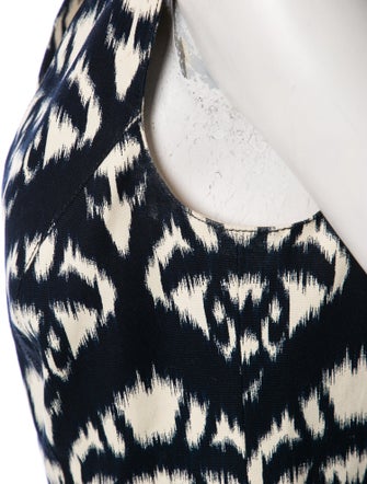 Oscar de la Renta Printed Knee-Length Dress