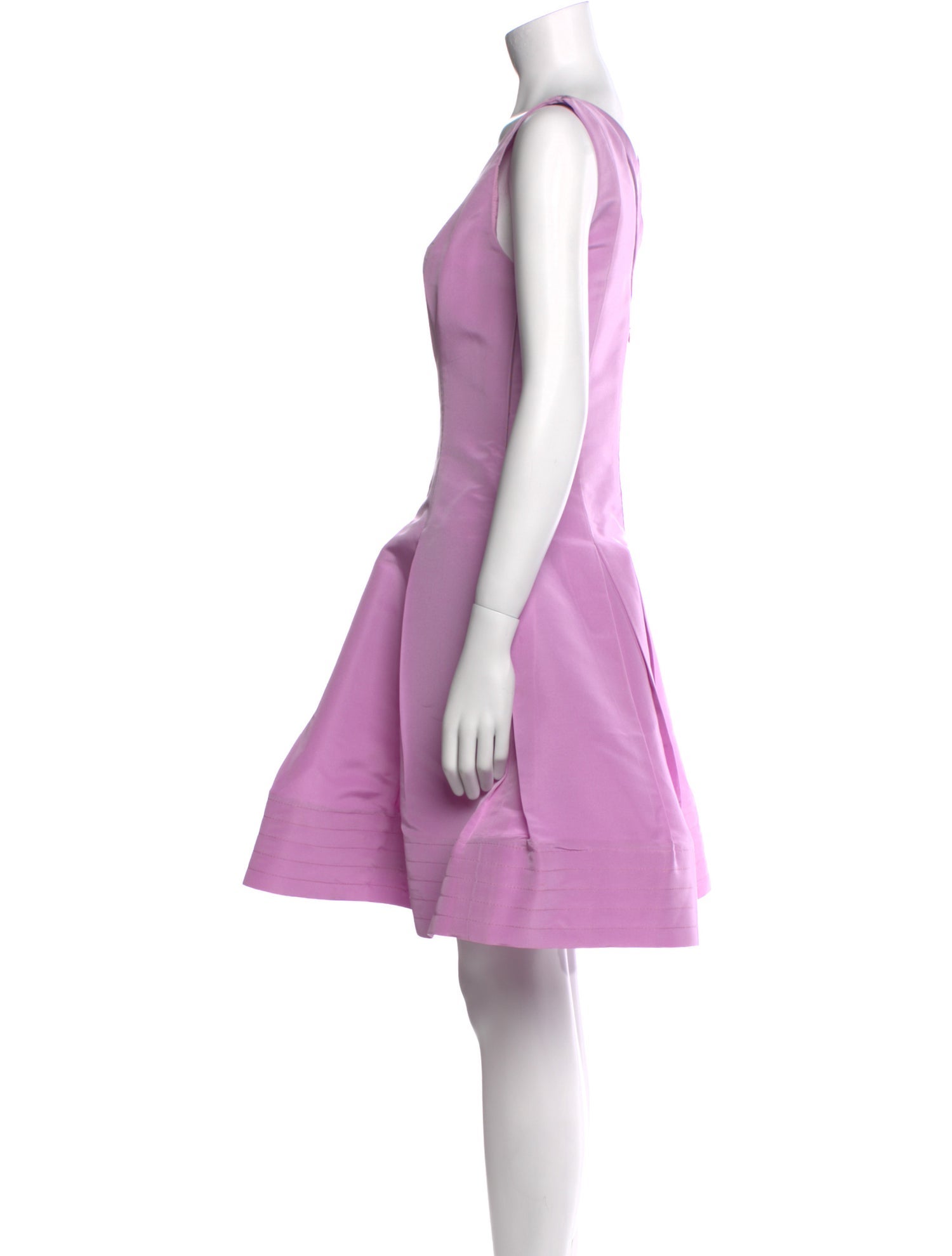 Oscar de la Renta Silk Knee-Length Dress