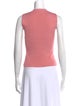 Oscar de la Renta Silk Crew Neck Top