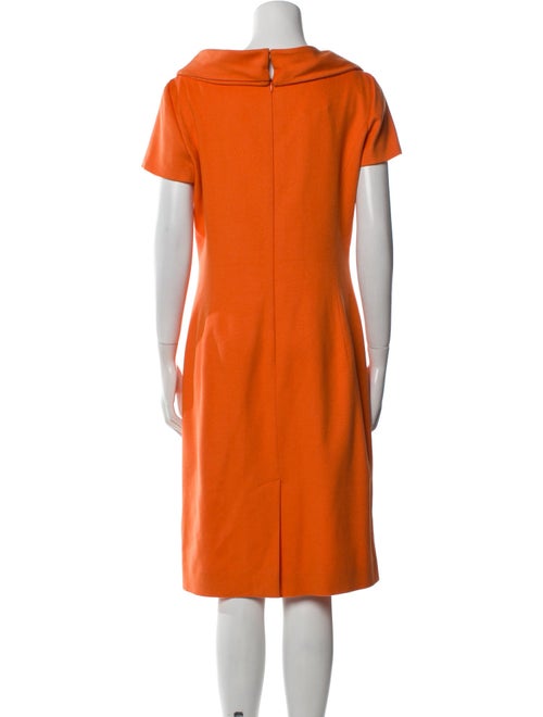 Oscar de la Renta Angora Knee-Length Dress