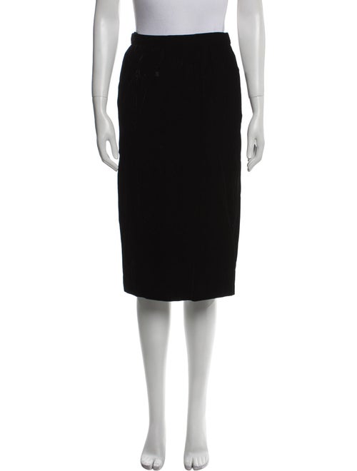 Oscar de la Renta Wool Knee-Length Skirt
