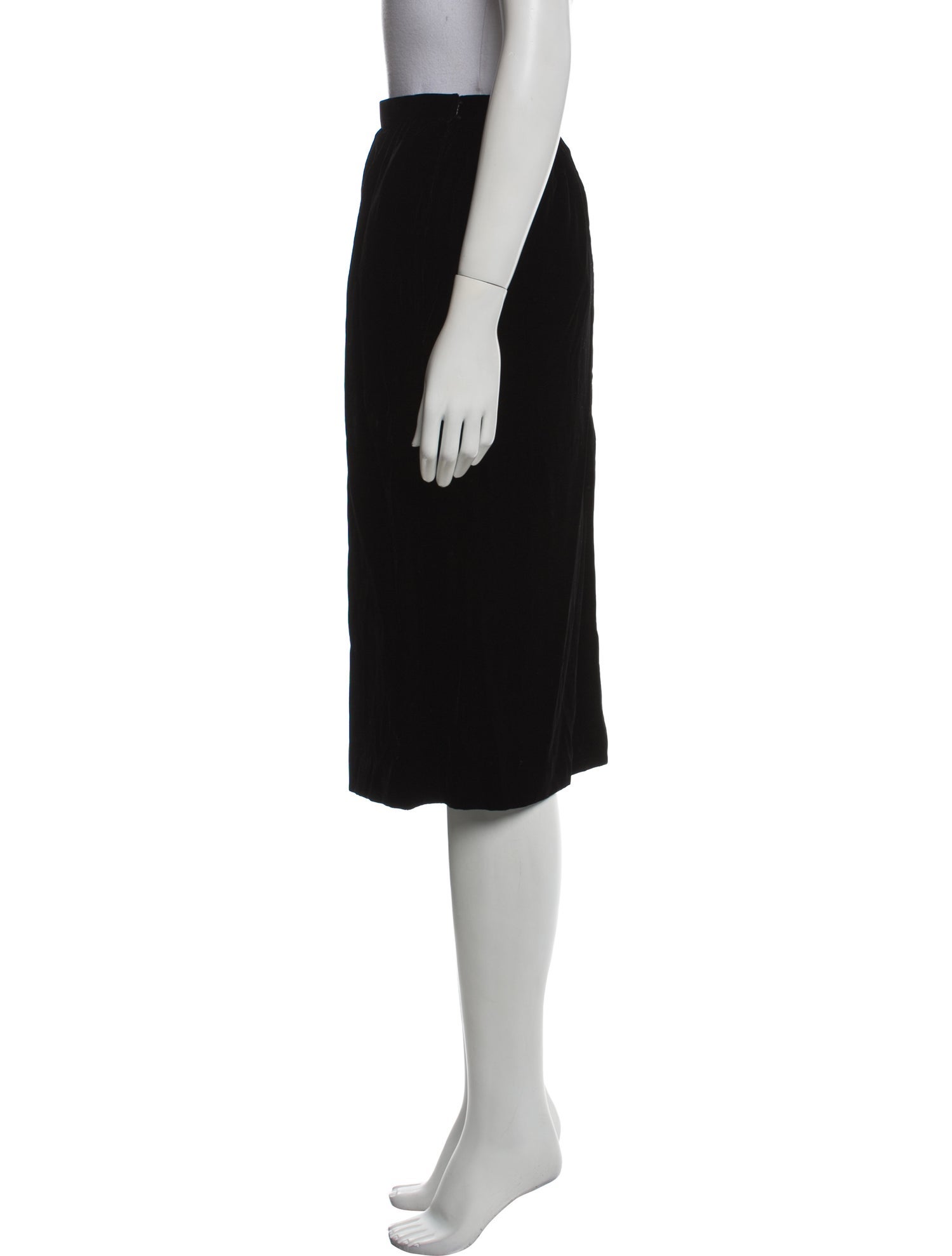 Oscar de la Renta Wool Knee-Length Skirt