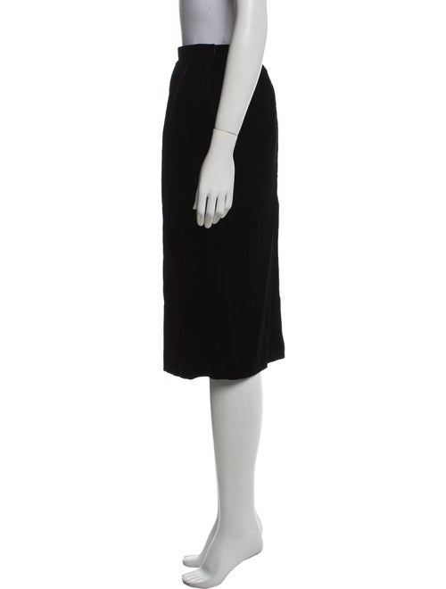 Oscar de la Renta Wool Knee-Length Skirt