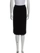 Oscar de la Renta Wool Knee-Length Skirt