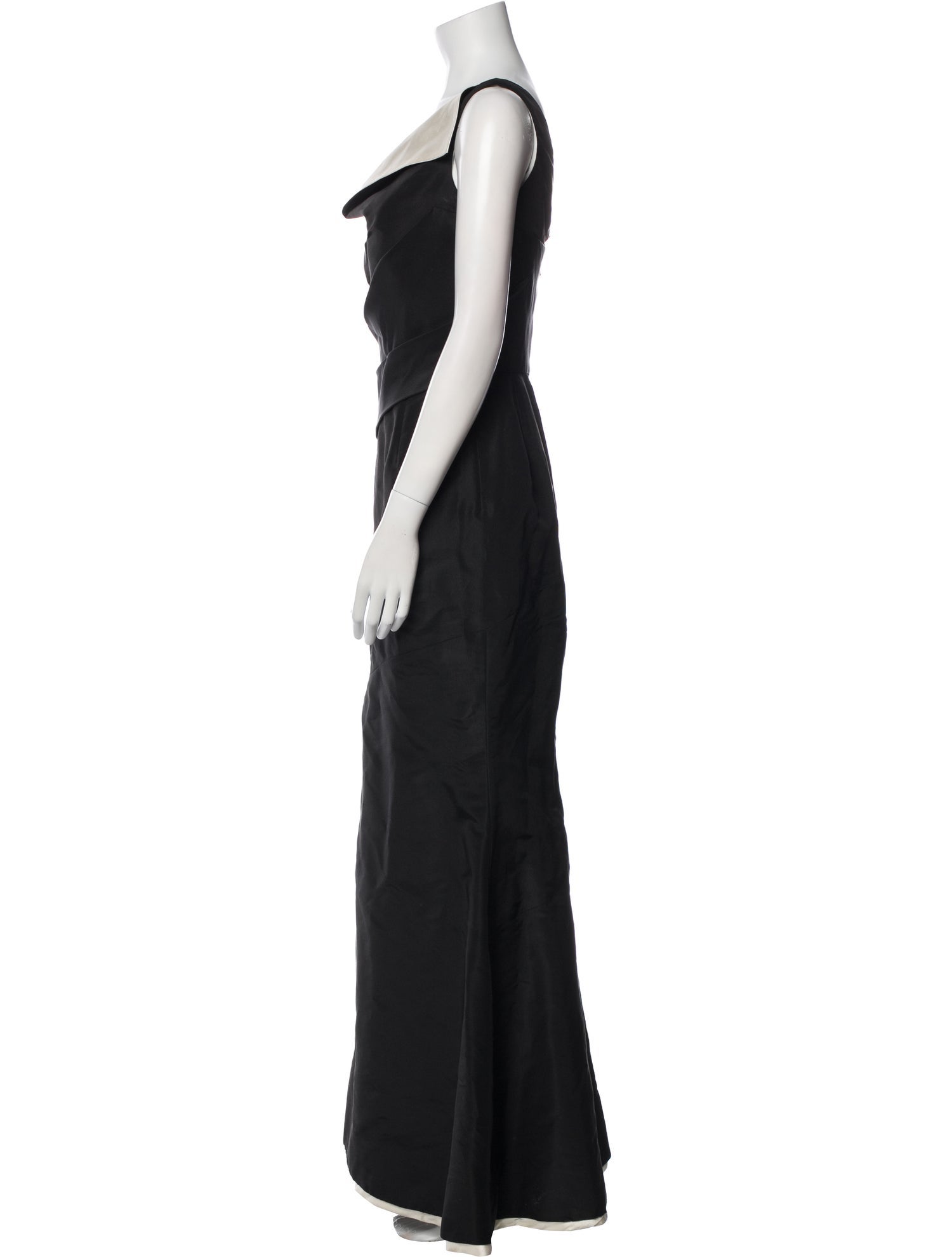 Oscar de la Renta Silk Long Dress