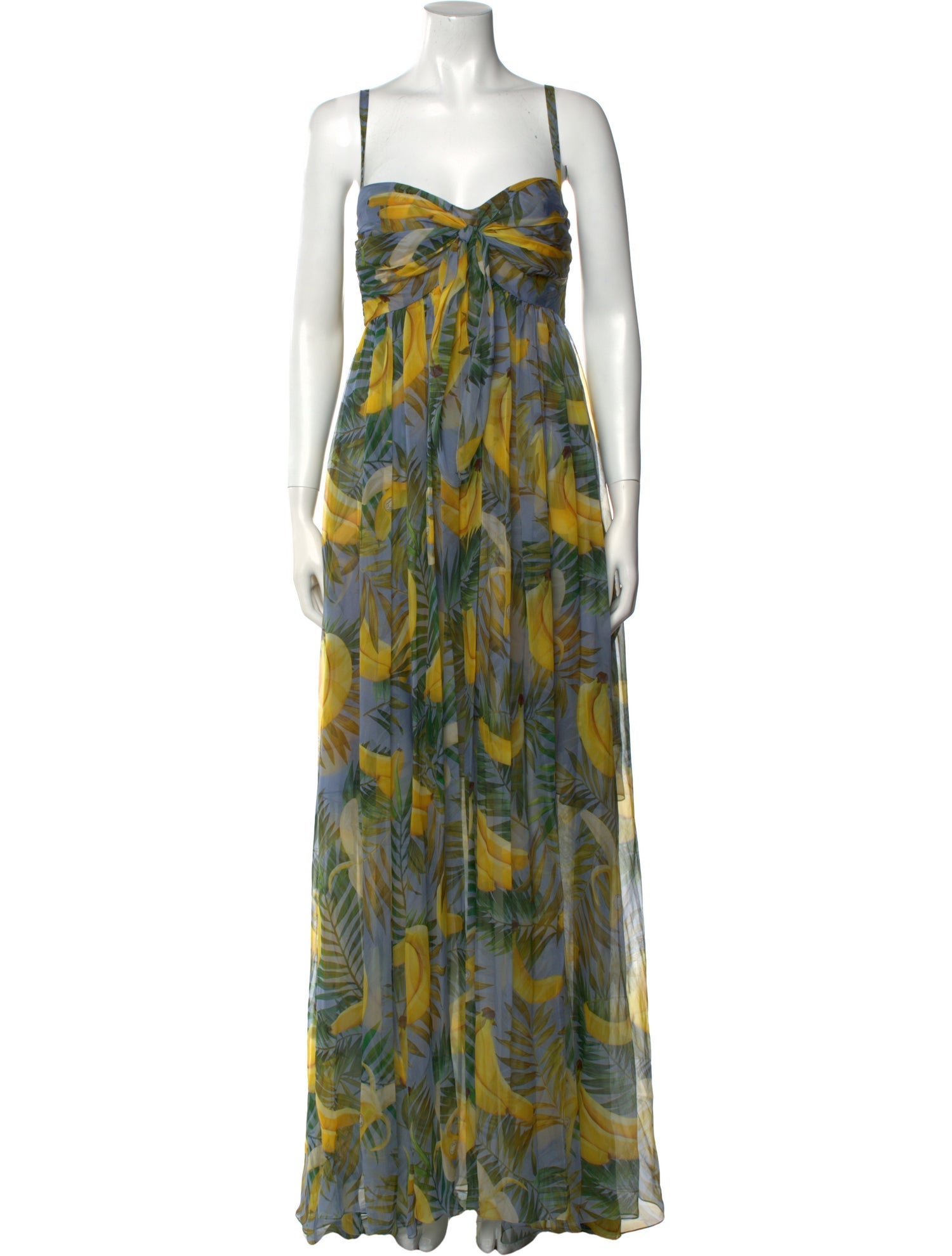Oscar de la Renta Silk Long Dress