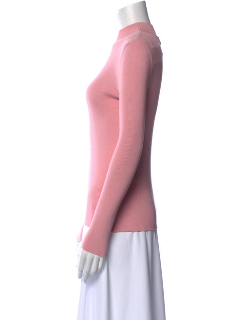 Oscar de la Renta Silk Crew Neck Sweater