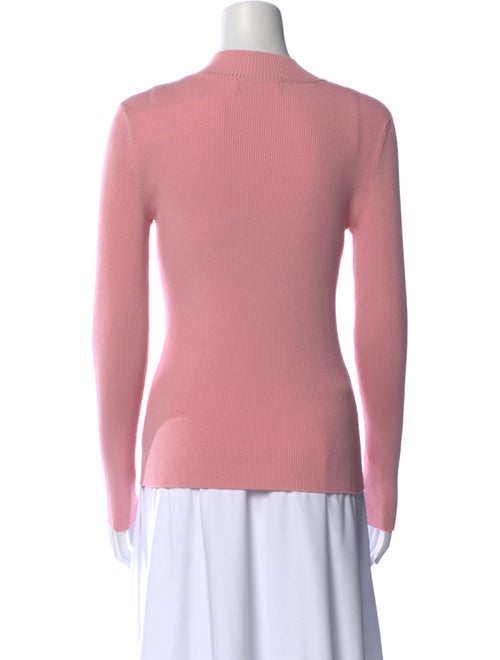 Oscar de la Renta Silk Crew Neck Sweater