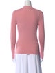 Oscar de la Renta Silk Crew Neck Sweater